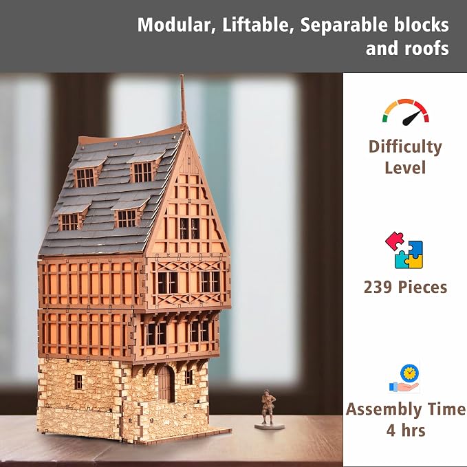 Cooper Rowhouse DIY Wooden Building Kit - Image 3