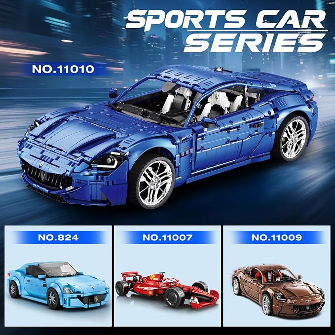 Reobrix Sports Car Building Blocks Set - Image 7