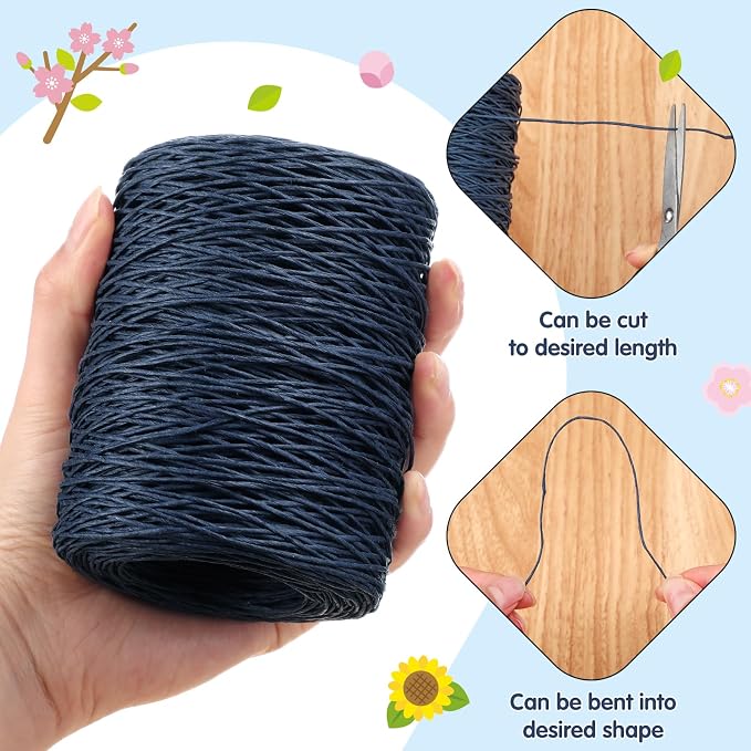 Syhood Floral Vine Bind Wire Rustic Wrapping Wire - Image 3