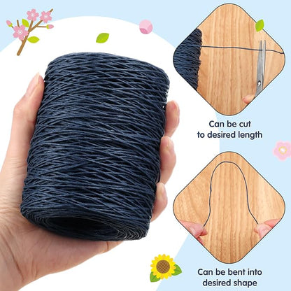 Syhood Floral Vine Bind Wire Rustic Wrapping Wire - Image 3