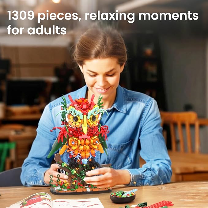 Sillbird Owl Flower Building Sets - Image 6