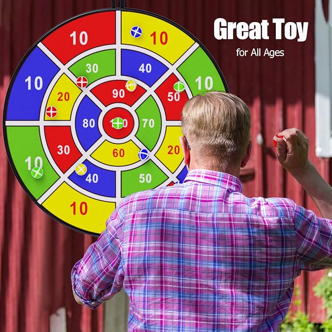 BooTaa 29" Large Dart Board for Kids, Kids Dart Board - Image 4