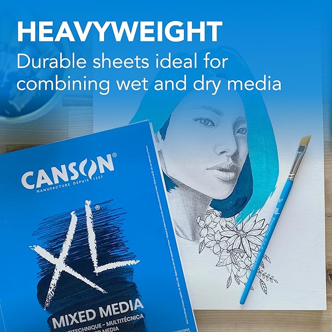Canson XL Series Mixed Media Pad 60 Sheets - Image 3