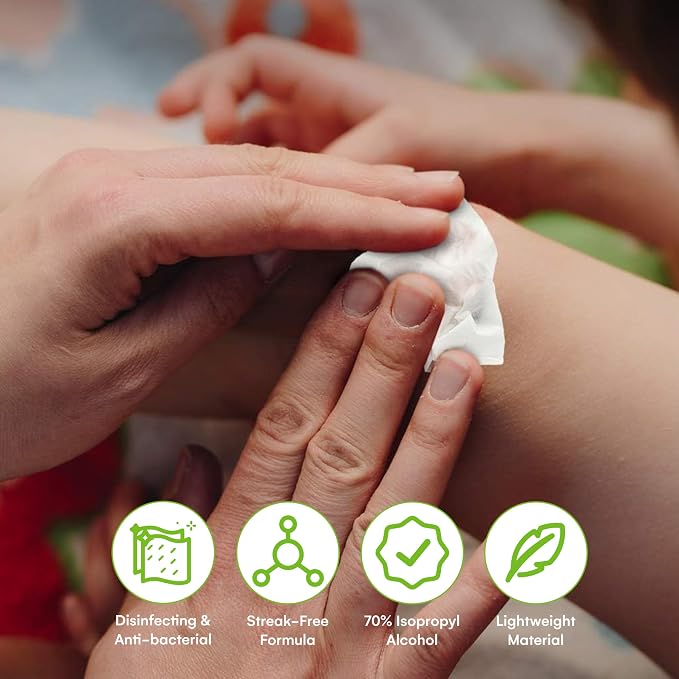 Care Touch Alcohol Wipes Individually Wrapped - Image 5