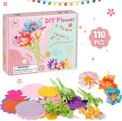 Plesechde DIY Fabric Flower Bouquets Toys Accessories, Arts and Crafts Toy - Image 6
