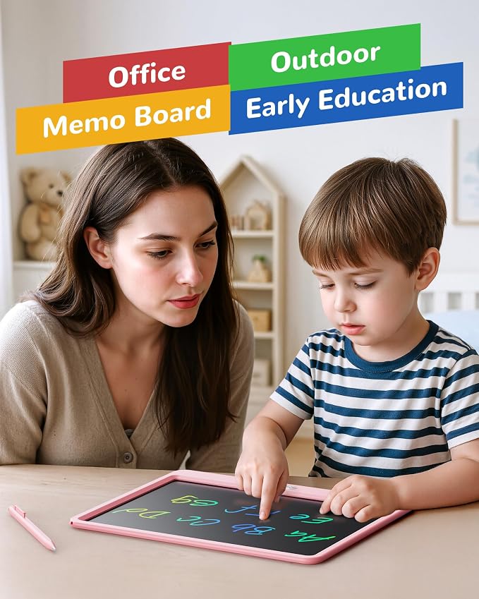 KOKODI LCD Writing Tablet, 12 Inch Colorful Toddler Doodle Board Drawing Tablet - Image 5
