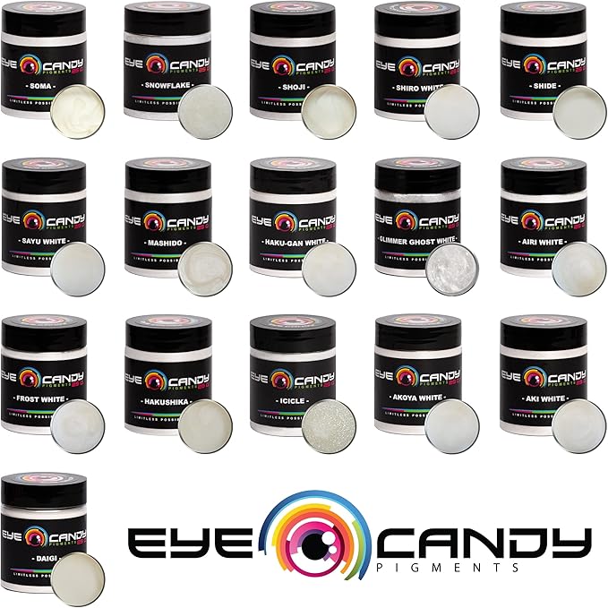 Eye Candy Pigments Premium White Mica Powder - Image 8