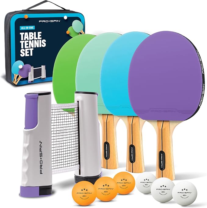 PRO SPIN All-in-One Ping Pong Set by PRO-SPIN%C2%AESPORTS