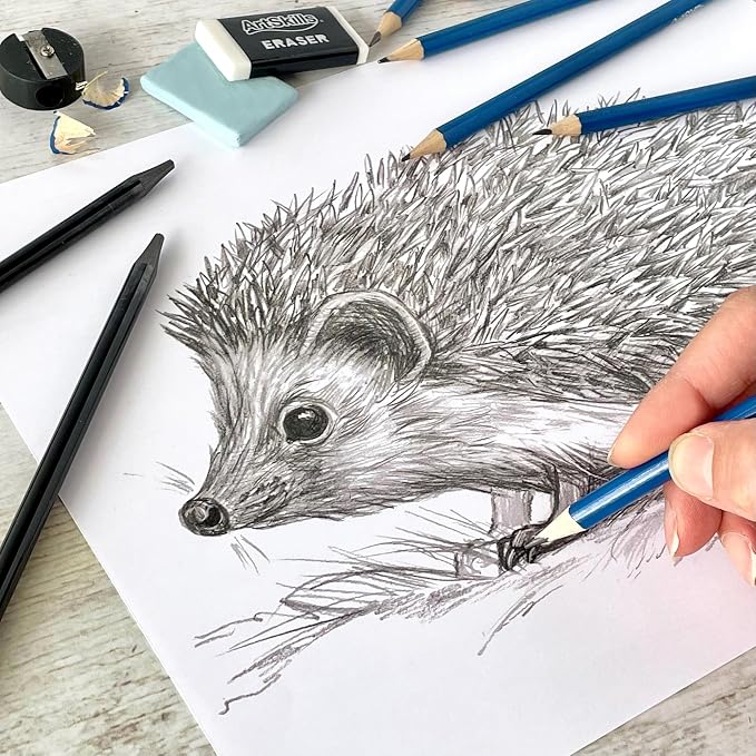 ArtSkills Sketch Pencils for Drawing, Graphite Art Pencil Set for Sketching & - Image 6