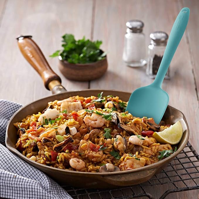 Silicone Spatula 3-piece Set, Ergonomic Handle High Heat-Resistant Spatulas - Image 3
