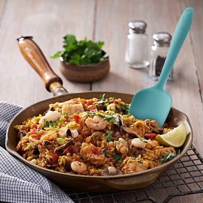 Silicone Spatula 3-piece Set, Ergonomic Handle High Heat-Resistant Spatulas - Image 3