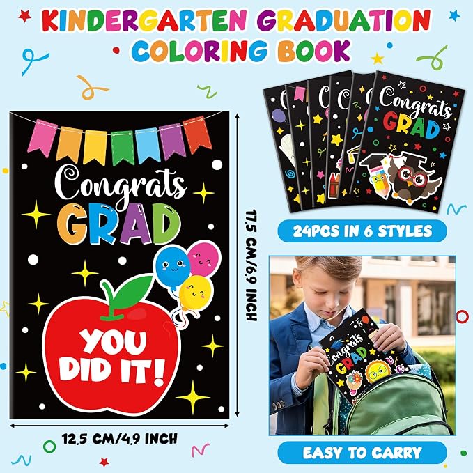 JAPBOR Kindergarten Graduation Coloring Book - Image 2