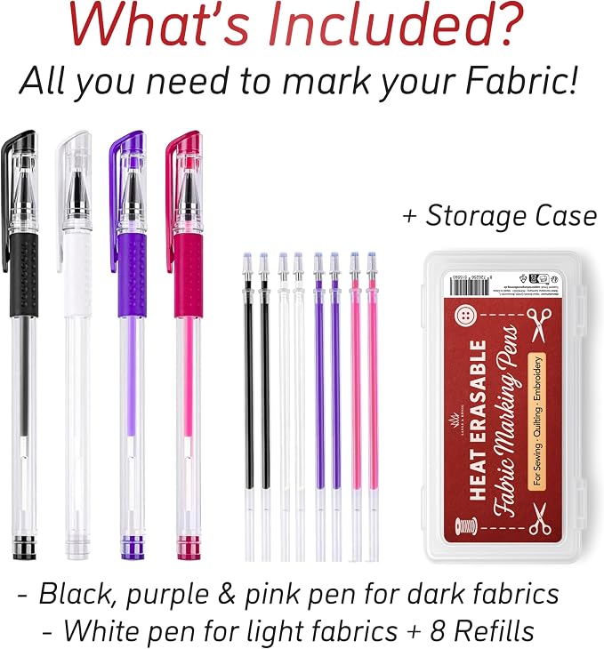 Lange & König Heat Erasable Fabric Marking Pens - Image 5