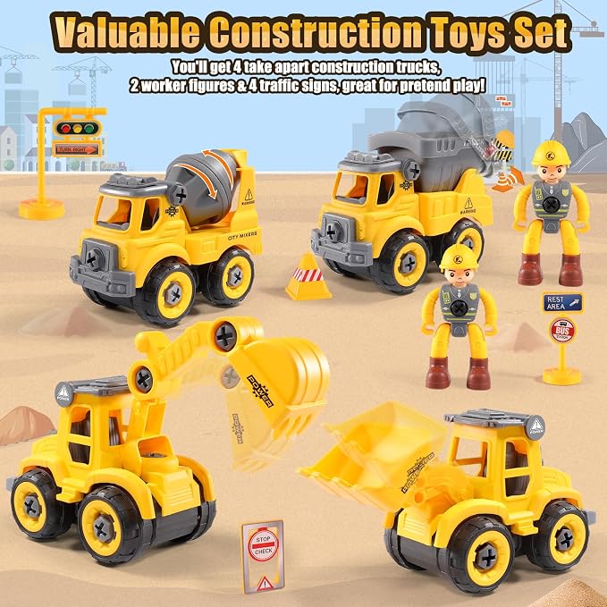 LUDILO Toddler Kids Toys Boys 3-5: Mini DIY Assembly Stem Learning Educational - Image 6