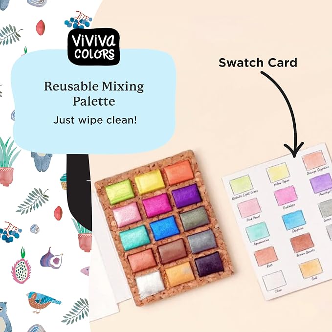 Viviva Colors Nano Watercolor Paint Set - Image 7