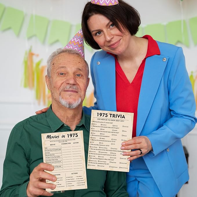 50th Birthday Party Games, Born in 1975 Games Bundle, Birthday Party Supplies - Image 6