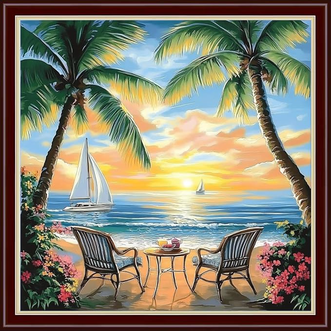 Dimensean Stamped Cross Stitch Kits Full Range of Embroidery Patterns Starter by DimenseanCrossStitchKits