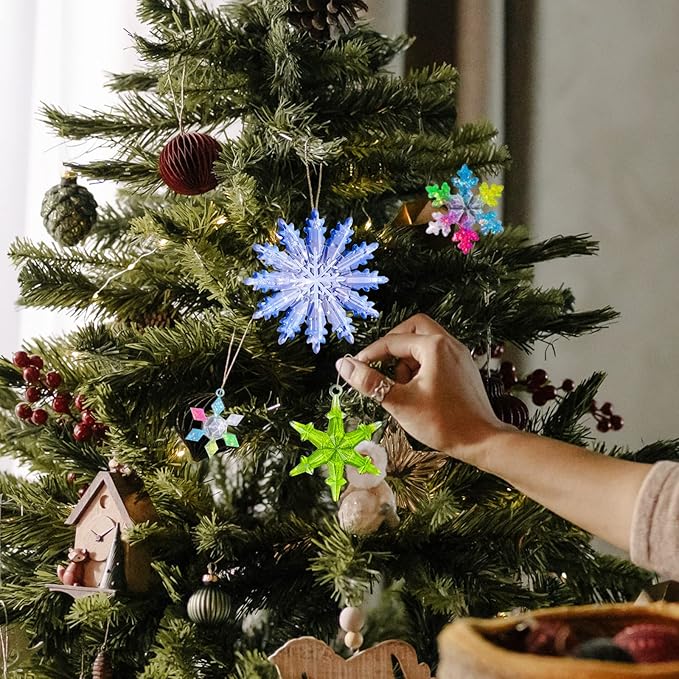LET'S RESIN Christmas Resin Molds, 3D Ice Crystal Resin Ornament Molds - Image 6