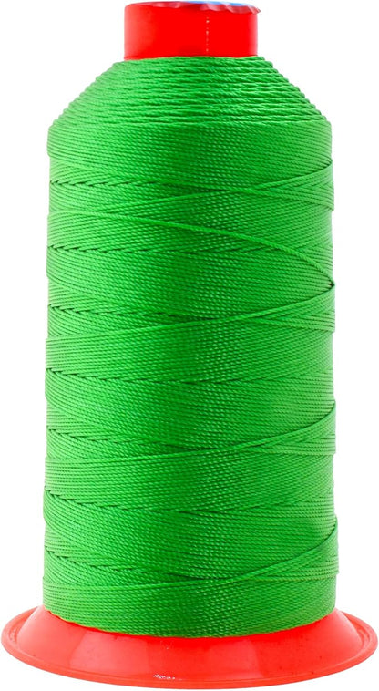 Mandala Crafts Bonded Nylon Thread Green Heavy Duty Sewing Threads by MandalaCrafts