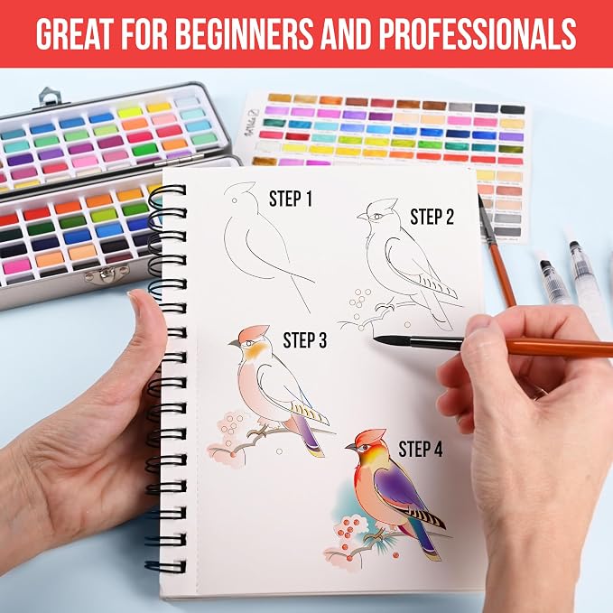Premium Watercolor Paint Set Bundle - Image 4