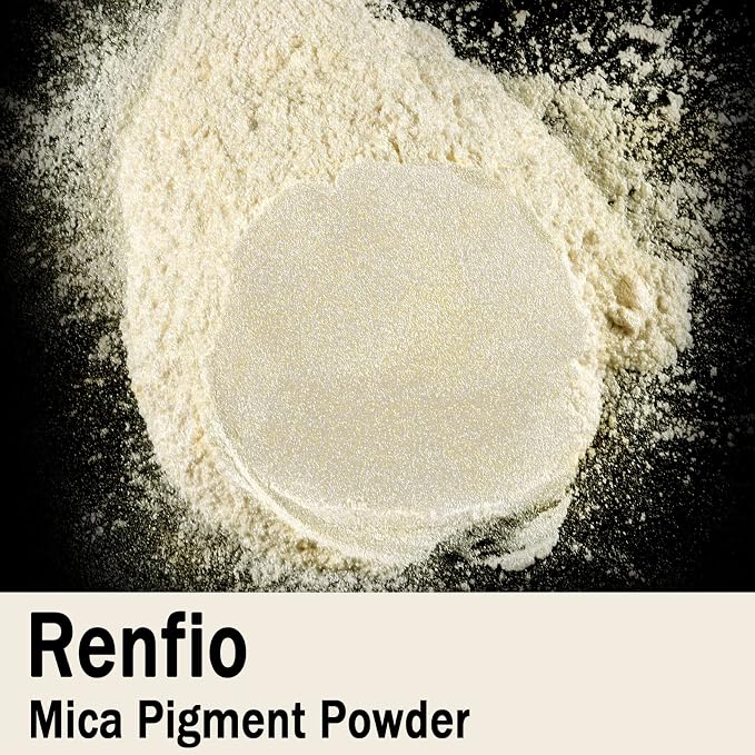 Renfio 100g Mica Powder Pigment, Metallic Natural Dye Mineral Pearl Shimmer - Image 2