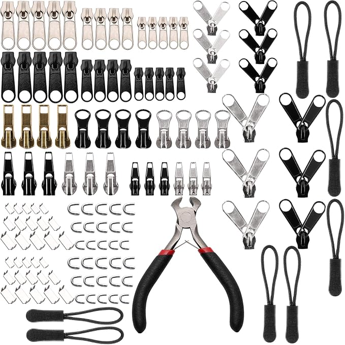 Maosifang 205-Piece Zipper Repair Kit by Maosifang