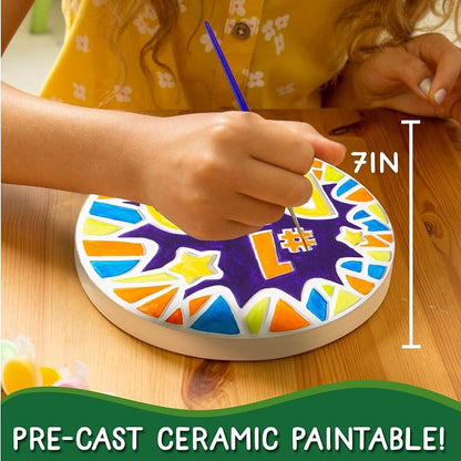 Creative Roots Paint Your Own #1 Dad Stepping Stone, Paintable Ceramic 7 in. - Image 4