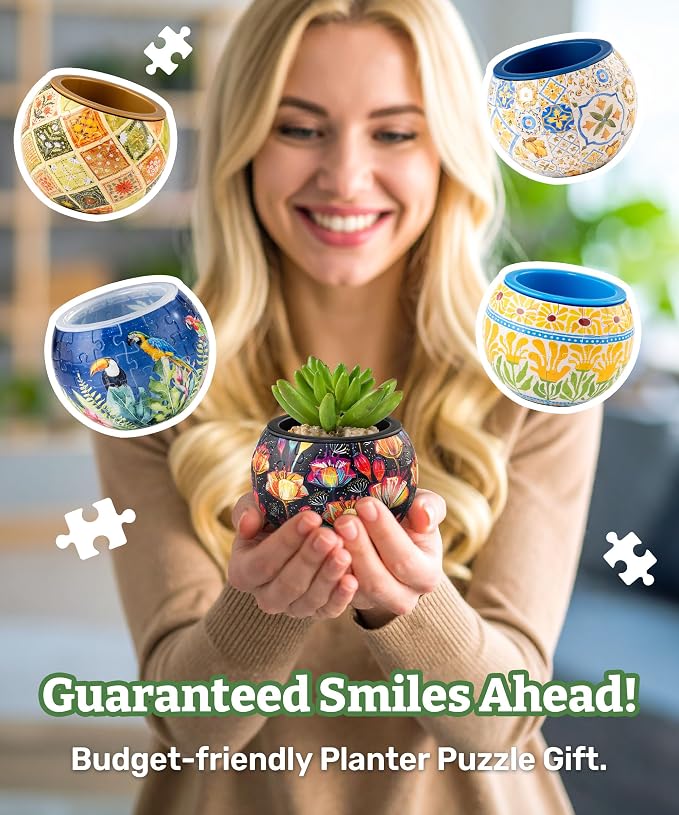 PieceRelax 3D Puzzle Planter 80 Pieces - Image 6