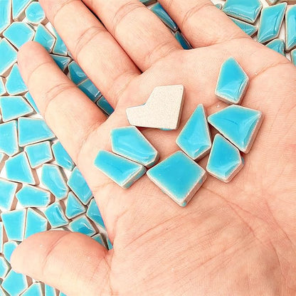 1.1LB Irregular Ceramics Mosaic Tiles, Mosaic Pieces Stones - Image 3