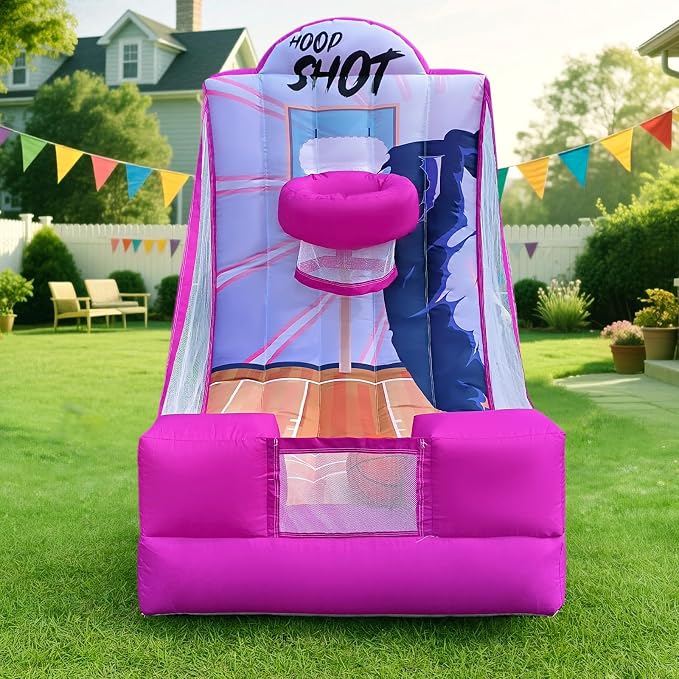 Inflatable Carnival Game with Built-in Blower, Portable Fun Toss Game by EJAEEDirect-Wellcomer