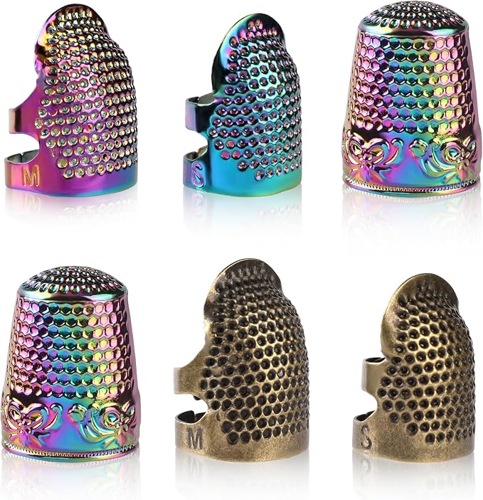 Sewing Thimble, Thimbles for Hand Sewing, Metal Thimbles for Hand Sewing by ZMAAGG