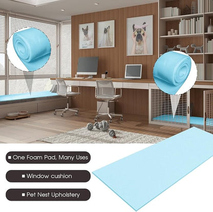 Amylove Polyurethane Foam 24" x 72" High Density Cushion Upholstery Foam Sheet - Image 5