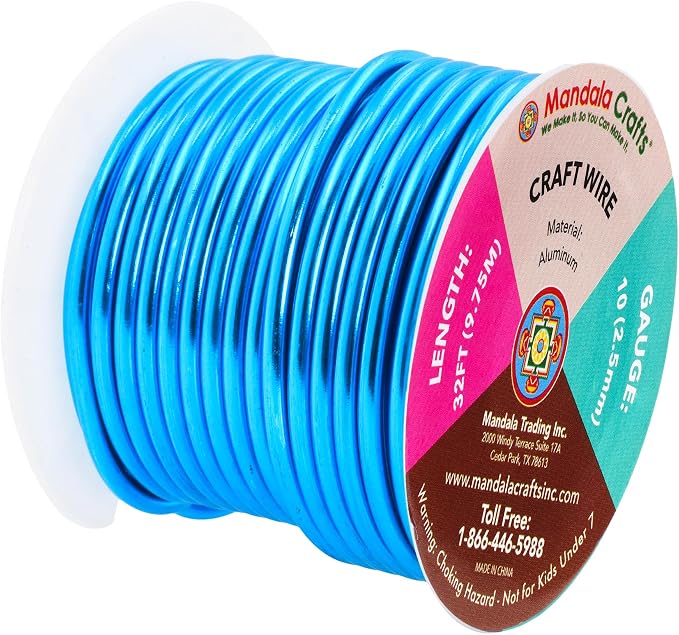 Mandala Crafts 10 Gauge Anodized Aluminum Craft Wire - Image 2