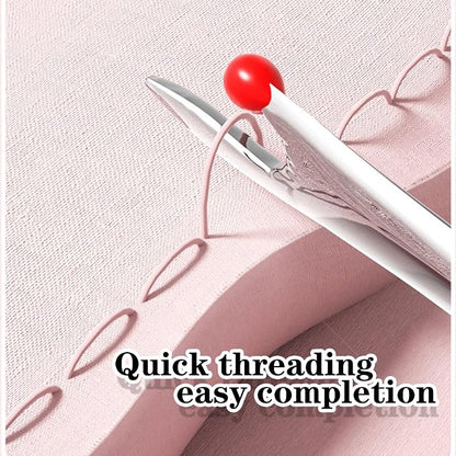 Upgraded 2 in 1 Automatic Needle Threaders Seam Ripper, Quilting Supplies - Image 5