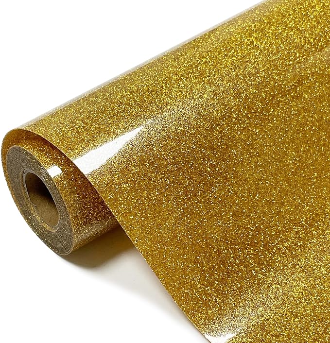 Glitter HTV Heat Transfer Vinyl Rolls- 10" x 8ft. Glitter HTV by Unknown