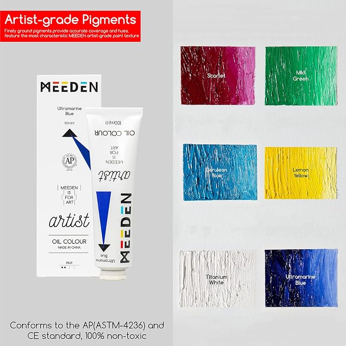 MEEDEN Oil Painting Kit, Painting Sets - Image 4