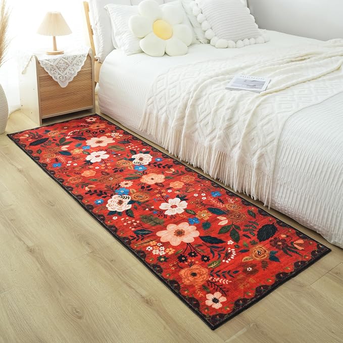 Rugcomf Runners for Hallways Kitchen Runner Rug Non Slip 2'x 10' Long Washable - Image 8