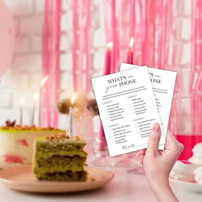 Birthday Party Games, What's on Your Phone, Fun Birthday Game - Image 4
