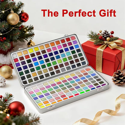 Watercolor Paint Set 168 Colors Including Metallic, Watercolor Kit - Image 8