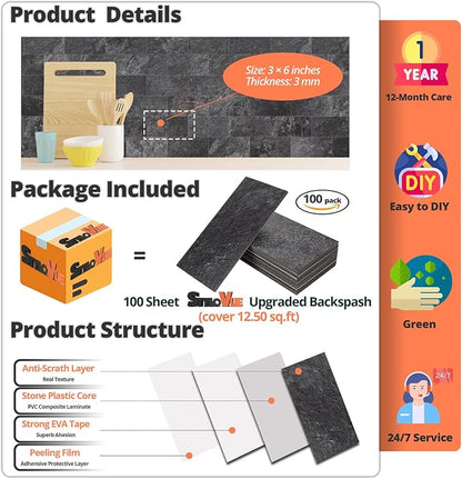 100 Pieces Peel and Stick Backsplash - Image 5
