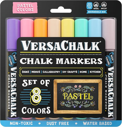 VersaChalk Pastel Liquid Chalk Markers by VersaChalk