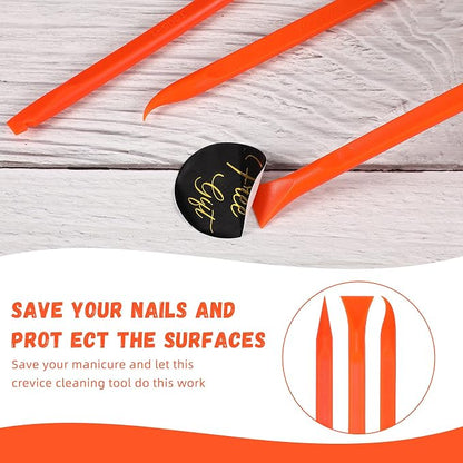 Minatee 18 Pieces Non-scratch Plastic Scraper Tool Multi-purpose Carbon Fiber - Image 6