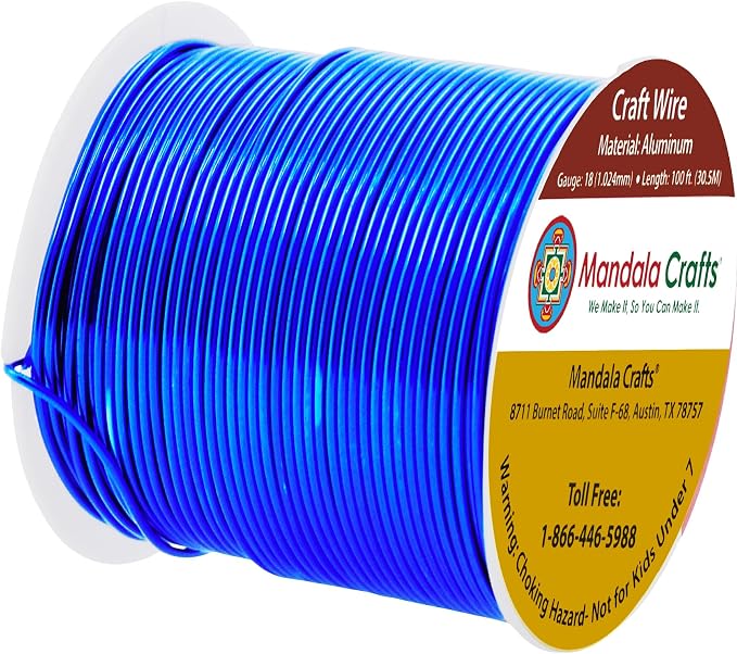 Mandala Crafts 18 Gauge Anodized Aluminum Craft Wire - Image 2