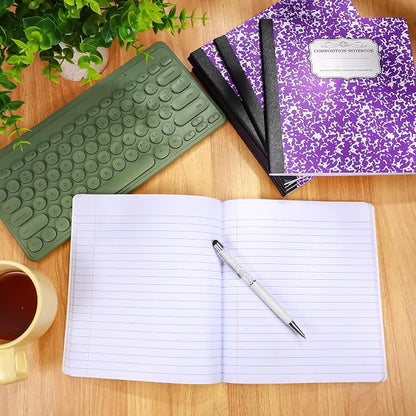 Seajan 20 Pack Composition Notebooks, Wide Ruled Paper, 7-1/2" x 9-3/4" Marble - Image 7