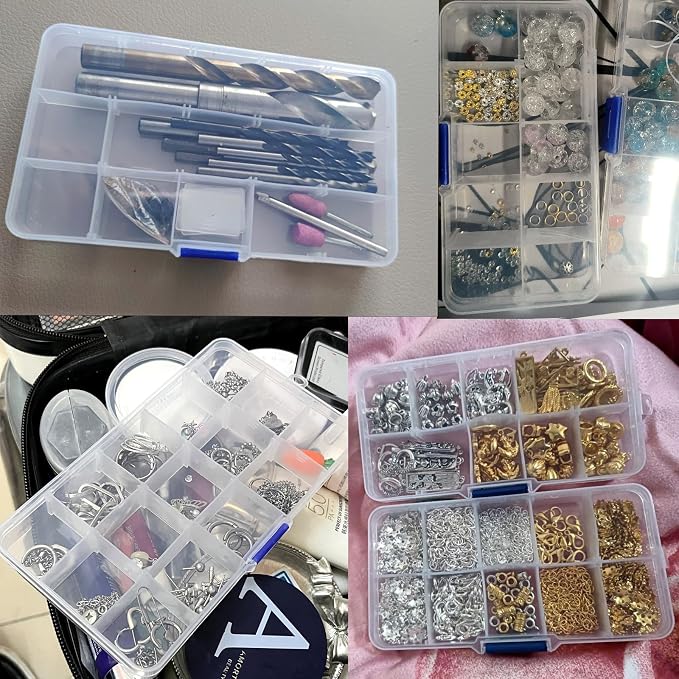 Xiaoyztan Clear Plastic Organizer, 8 Grids - Image 5