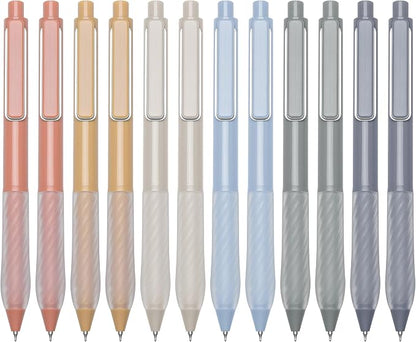 Gel Pens 0.5mm Point Pen Black Ink Smooth Writing Retractable Pen by Lin.Pen