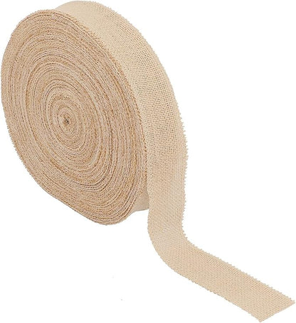 KINJOEK 2 Inch Wide 27 Yards Burlap Ribbon by KINJOEK
