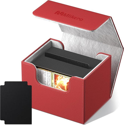 Mlikero Card Deck Box, Commander Deck Box Holds 100+ Double-Sleeved Cards by Mlikero