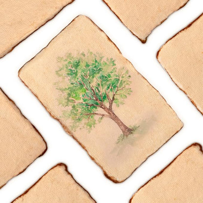 Wanderings Vintage Handmade Deckle Edge Cards - Image 6
