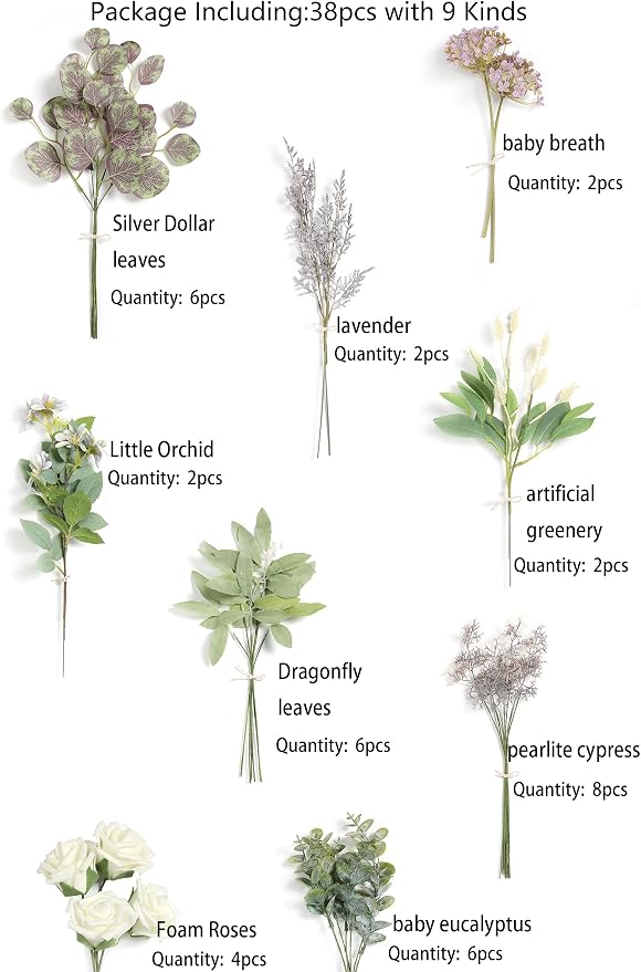 Serra Flora Artificial Greenery Spray Box Set - Image 2